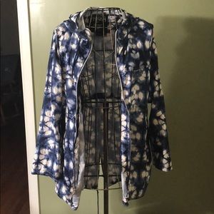 Tie-dyed Parka light wind breaker
